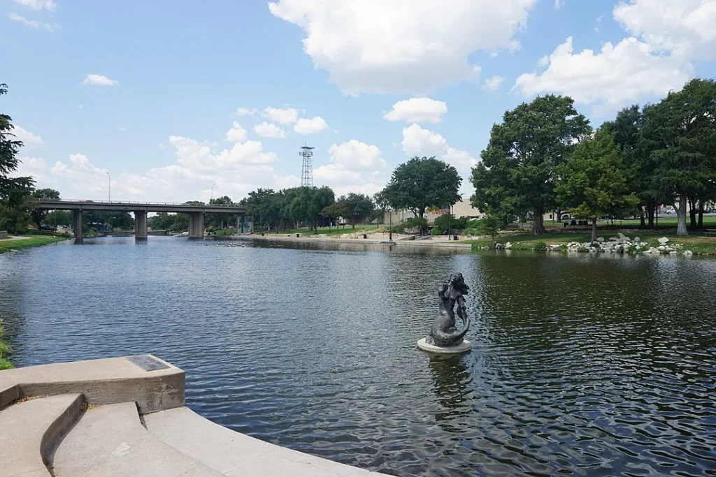 Concho River in San Angelo Texas statue things to do