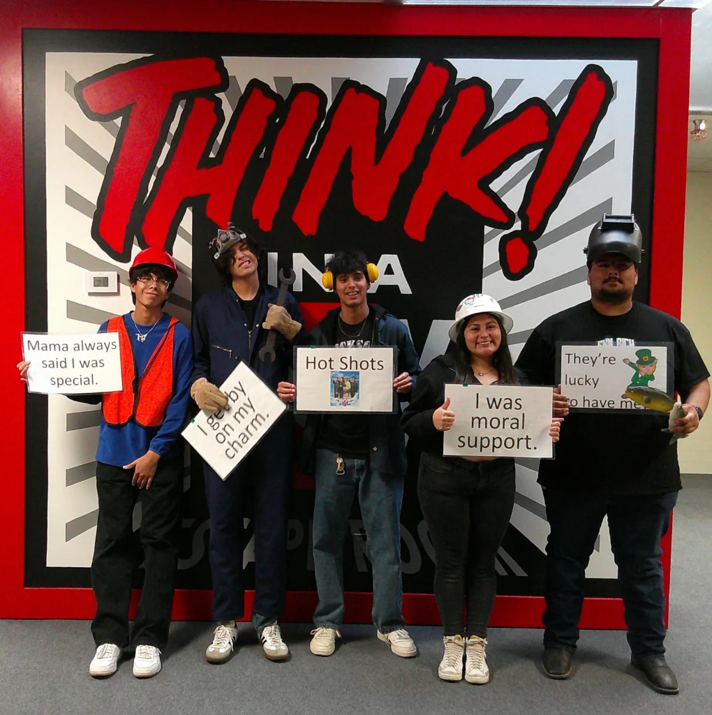 Family after completing escape room at Think in. Box San Angelo, TX