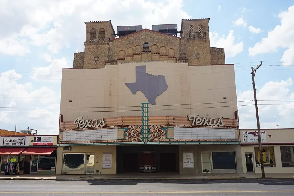 Former Texas Theater in Downtown San Angelo, TX 